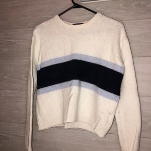 striped brandy sweater